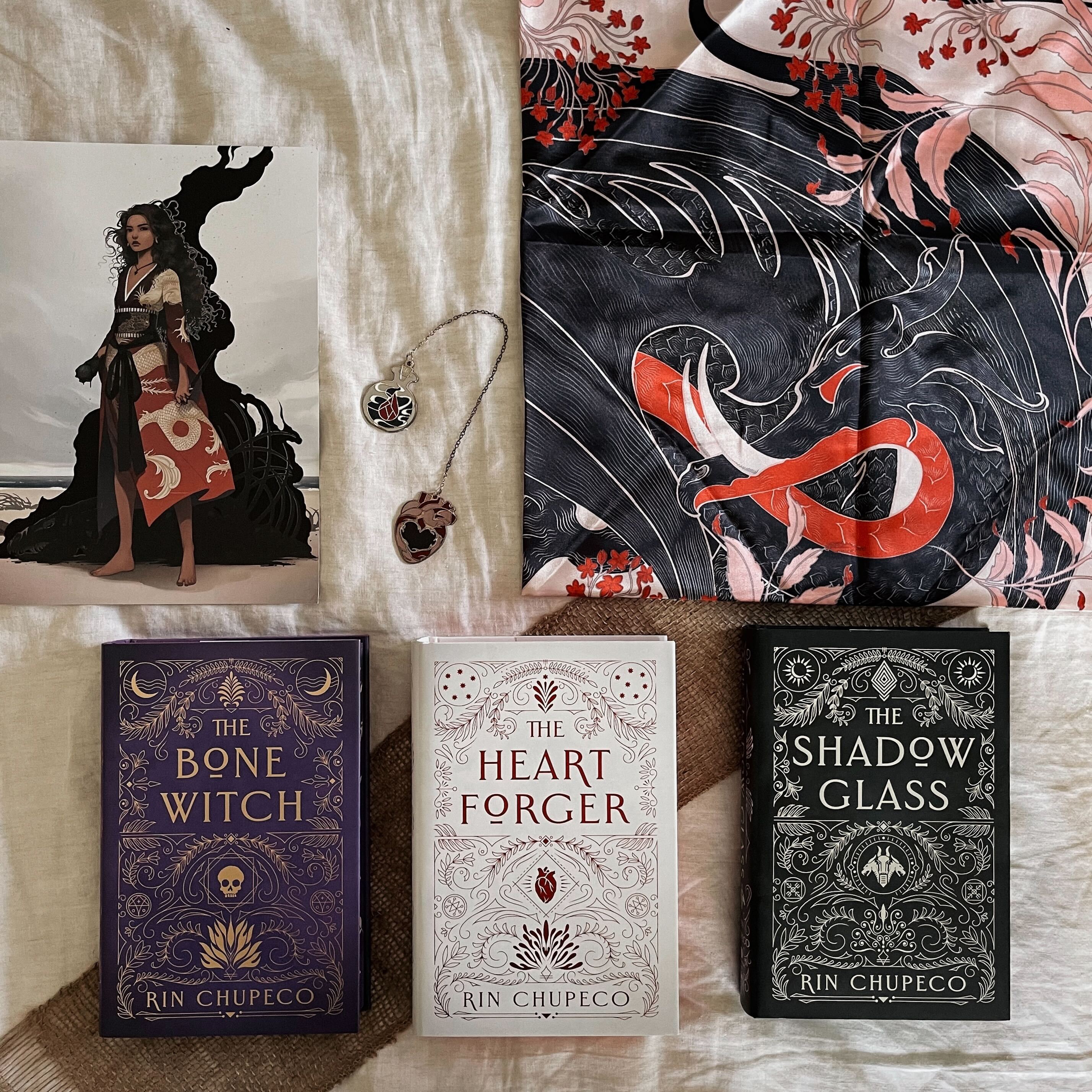 The Bone Witch by Rin Chupeco box (Illumicrate Archives)