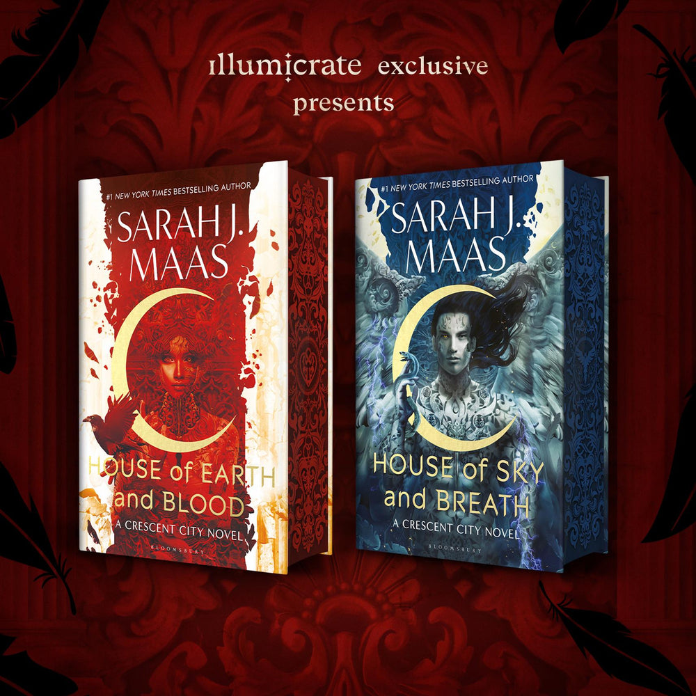 Crescent City set by Sarah J Maas DAMAGED (Illumicrate Exclusive)