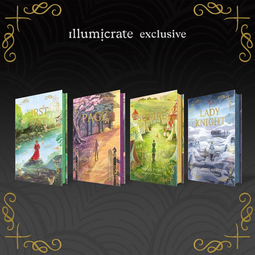 Protector of the Small Quartet by Tamora Pierce (Illumicrate Exclusive) cover graphic image