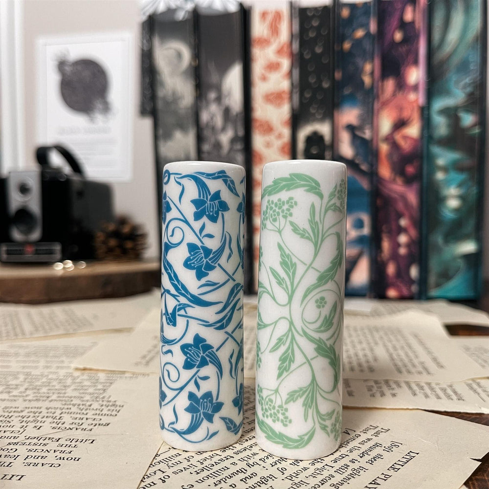 This Poison Heart Ceramic Mini Vases Set of Two