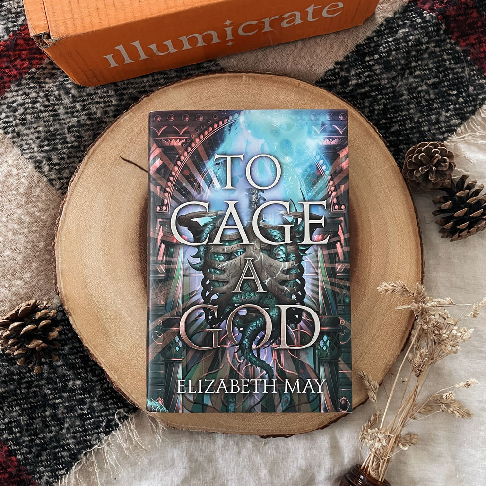 To Cage A God by Elizabeth May Book Only (Illumicrate 'Caged Hearts' Exclusive)