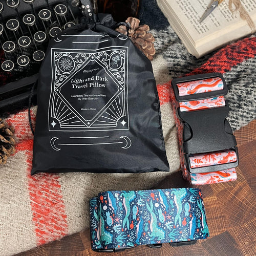 Travel Pillow and Luggage Bands Set image