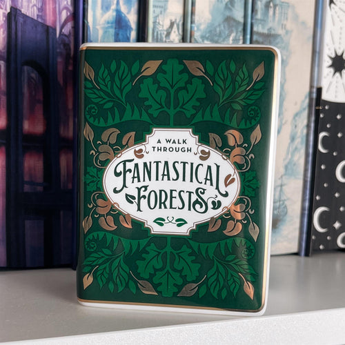 A Walk Through Fantastical Forests Green Ceramic Book Pot image