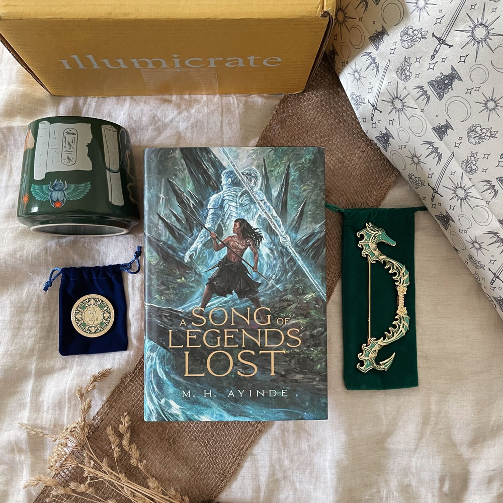 A Song of Legends Lost by M. H. Ayinde full box (Illumicrate 'Ancient Artefacts' Exclusive)