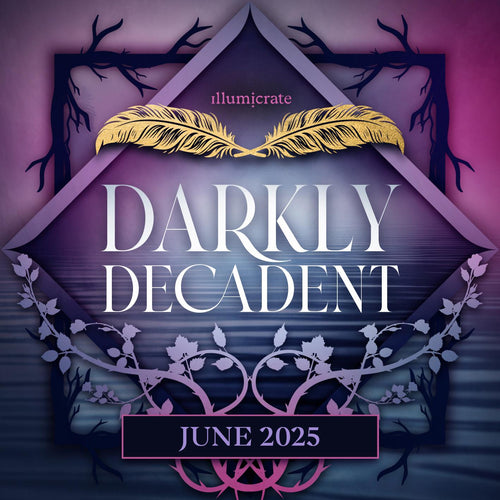 Illumicrate 'Darkly Decadent' June 2025 theme graphic image