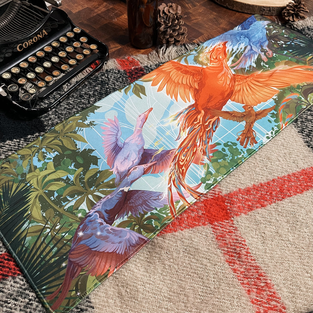 The Phoenix Keeper Desk Mat