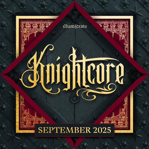 Illumicrate 'Knightcore' September 2025 theme graphic image