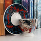Goddess of Retribution Ceramic Teacup and Saucer