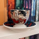 Goddess of Retribution Ceramic Teacup and Saucer