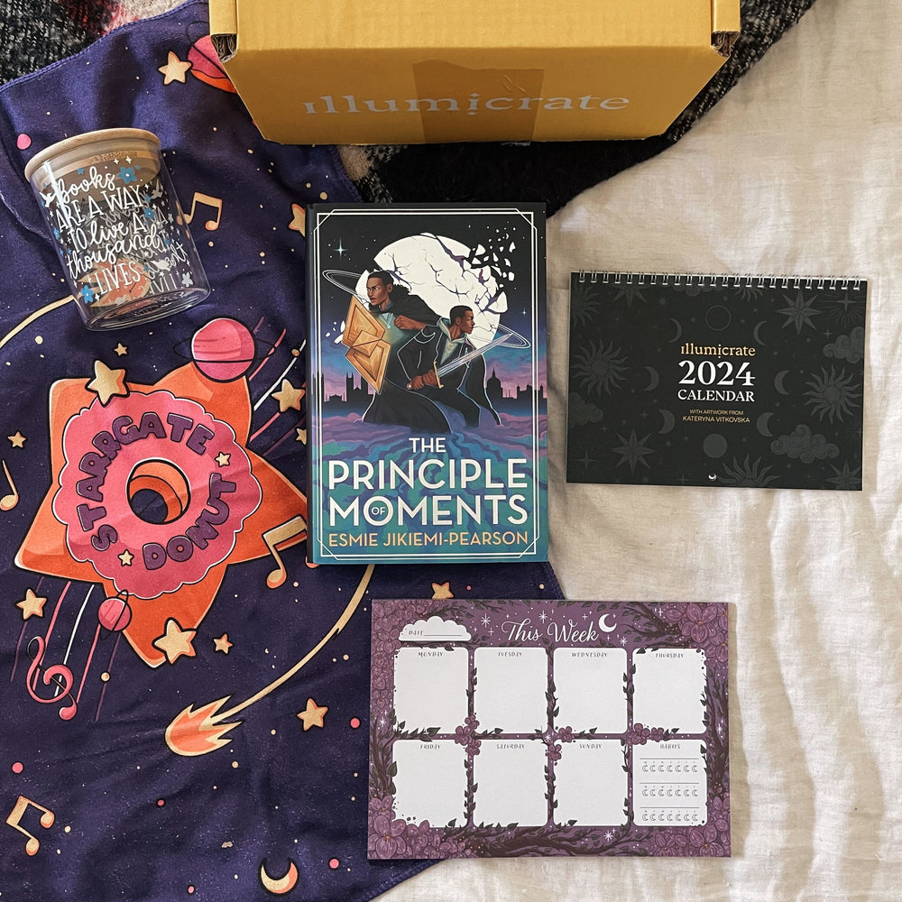 The Principle of Moments by Esmie Jikiemi-Pearson Full Box (Illumicrate 'In The Stars' Exclusive)