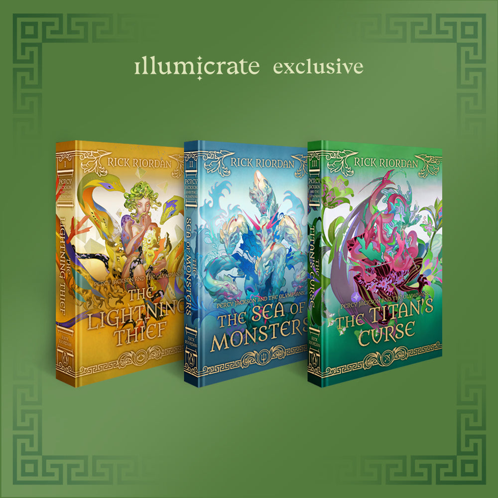 Percy Jackson and the Olympians set reprint (Illumicrate Exclusive)