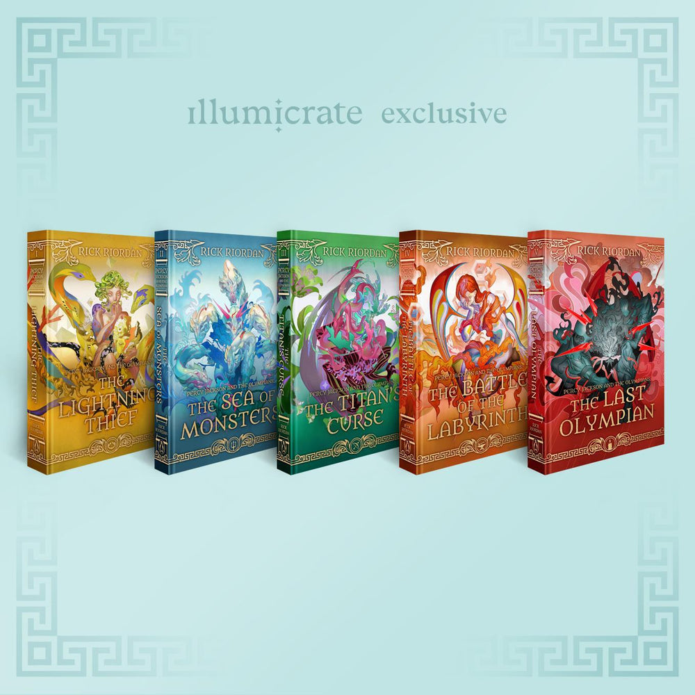 Percy Jackson and the Olympians set reprint (Illumicrate Exclusive)